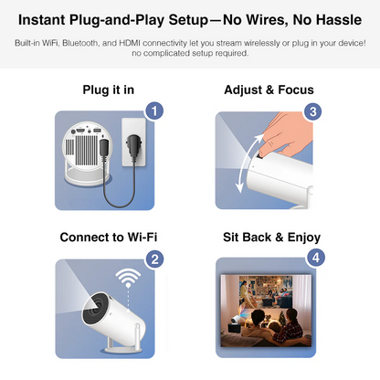 Beamly home projector